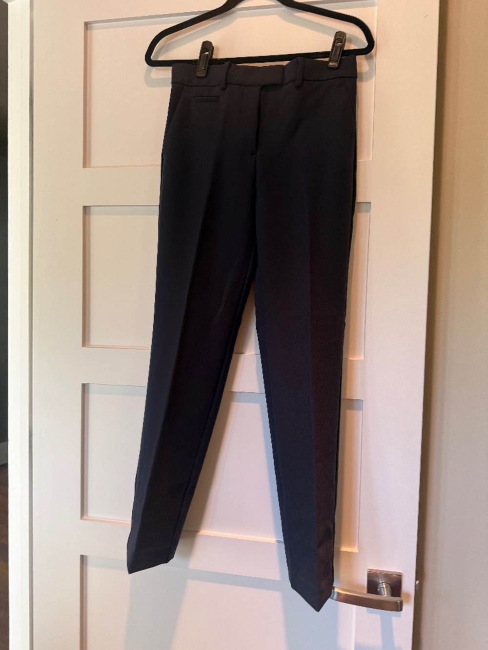 Navy Flat Front Slacks